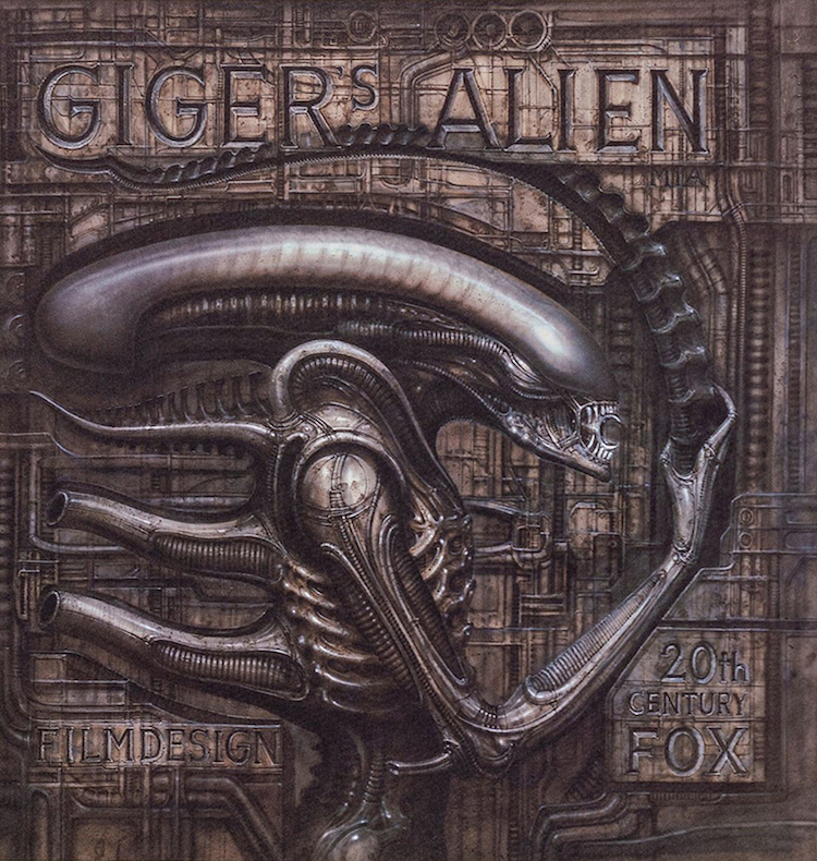 HR Giger, "Alien Print"
